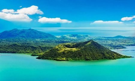 Taal Volcano in a Lake