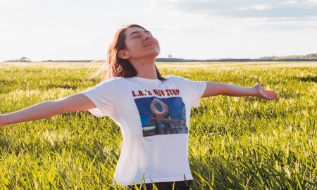 woman out in the sun