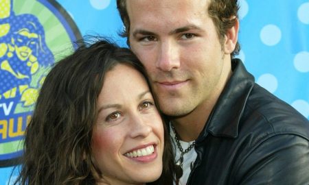 Alanis Morissette and Ryan Reynolds