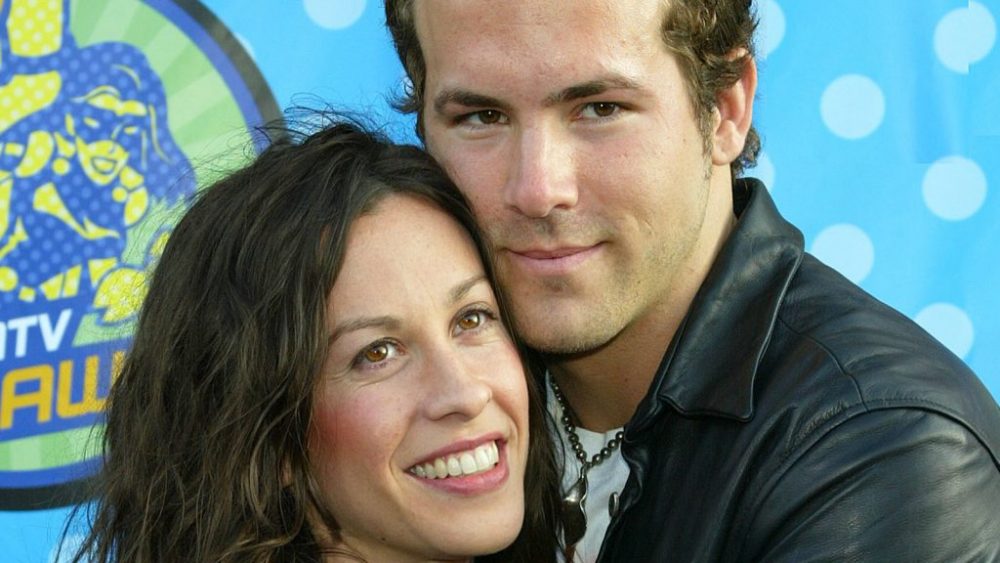 Alanis Morissette and Ryan Reynolds