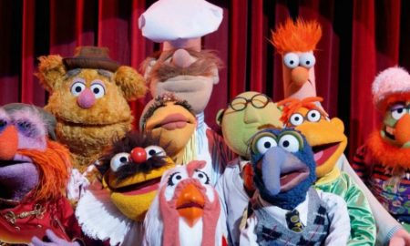 behind the scenes of "The Muppets"